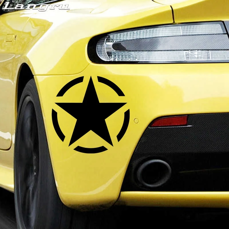 CS-10603# Vinyl Decal Off Road Offroad 4x4 Army Star Car Sticker Waterproof Auto Decors on Truck Bumper Rear Window - купить по
