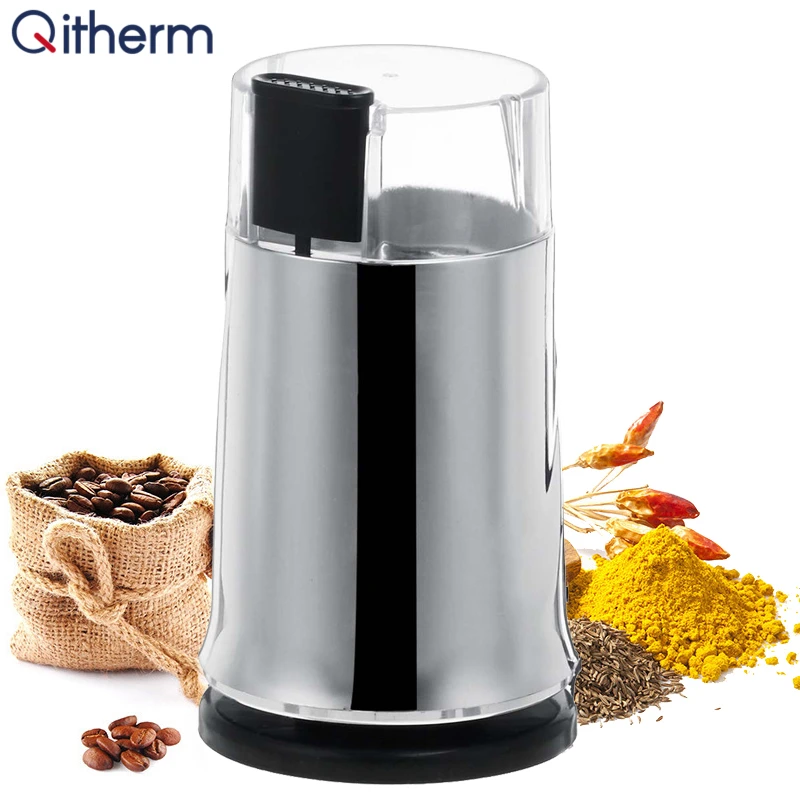 

200W Electric Coffee Grinder EU Plug Grain Nut Seed Pepper Spices Herb Coffee Beans Milling Powder Crusher Mini Grinding Machine