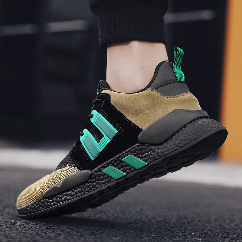 Новинка 2020 легкая спортивная обувь дышащая сетчатая на шнуровке для ходьбы бега