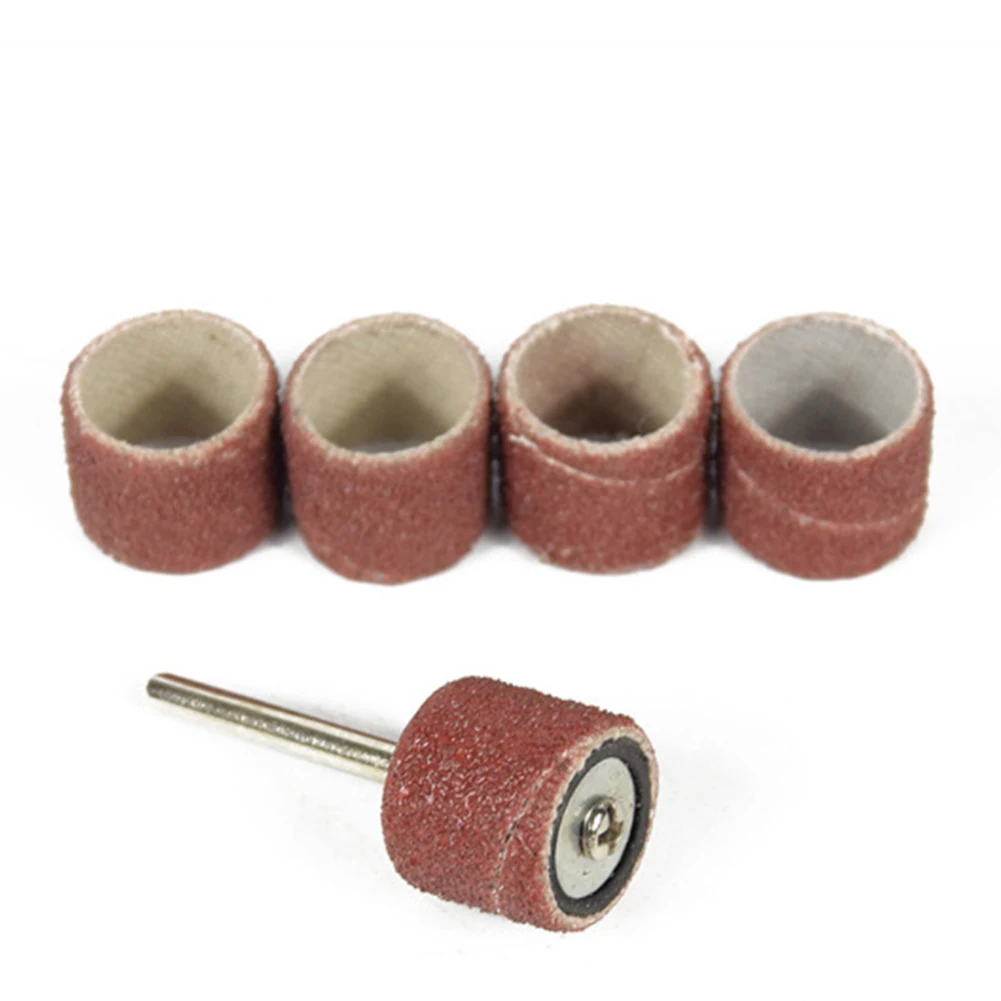 

51pcs Accessories Metal Polishing Groove Abrasive Shank Rotary Tools Band Rust Removal Mandrels 120 Grit Sander Drum Sanding Kit