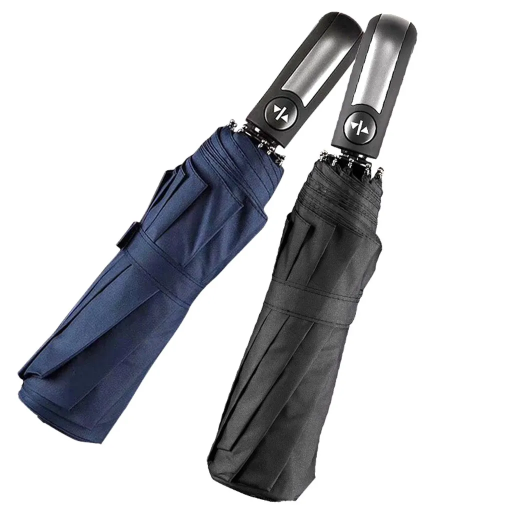 Windproof Double Layer Wind Resistant Folding Automatic Umbrella Rain Women Auto Luxury Big Windproof Umbrellas Rain Parasol
