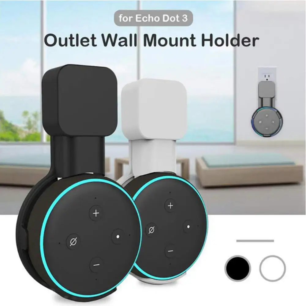 

Настенная Подставка-вешалка для Alexa Echo Dot 3rd Gen, работает с Echo Dot 3, держатель кронштейна, планкой в спальне