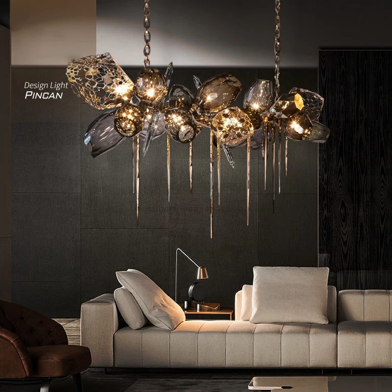 Современная итальянская дизайнерская люстра подвесная китайская лампа для