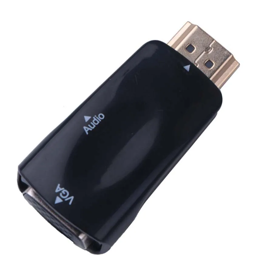 Elistooop преобразователь HDMI совместимый с аудиокабелем для ПК ноутбуков планшетов