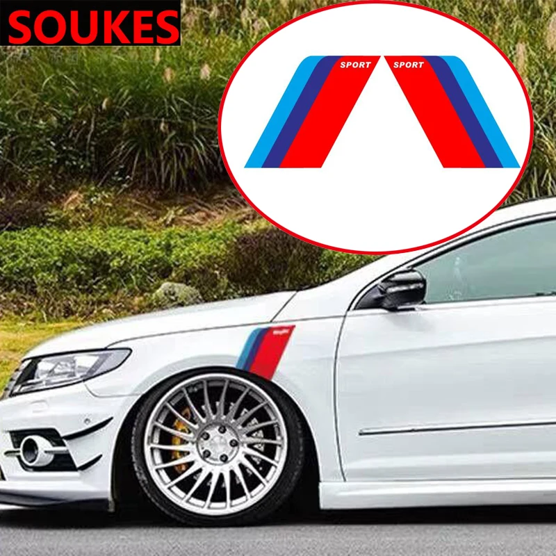 Новинка спортивный гоночный автомобиль Bunmper шина для крыла наклейка Renault Megane 2 Duster