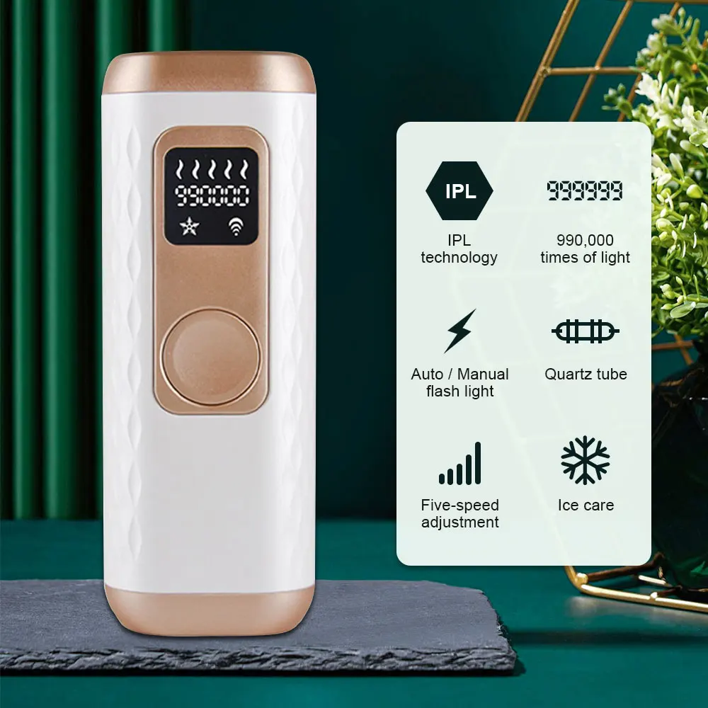 

ICE IPL Epilator Laser Hair Removal 999999 Flash Professional Permanent Electric Phototherapy Women Hair Remover Skin Care