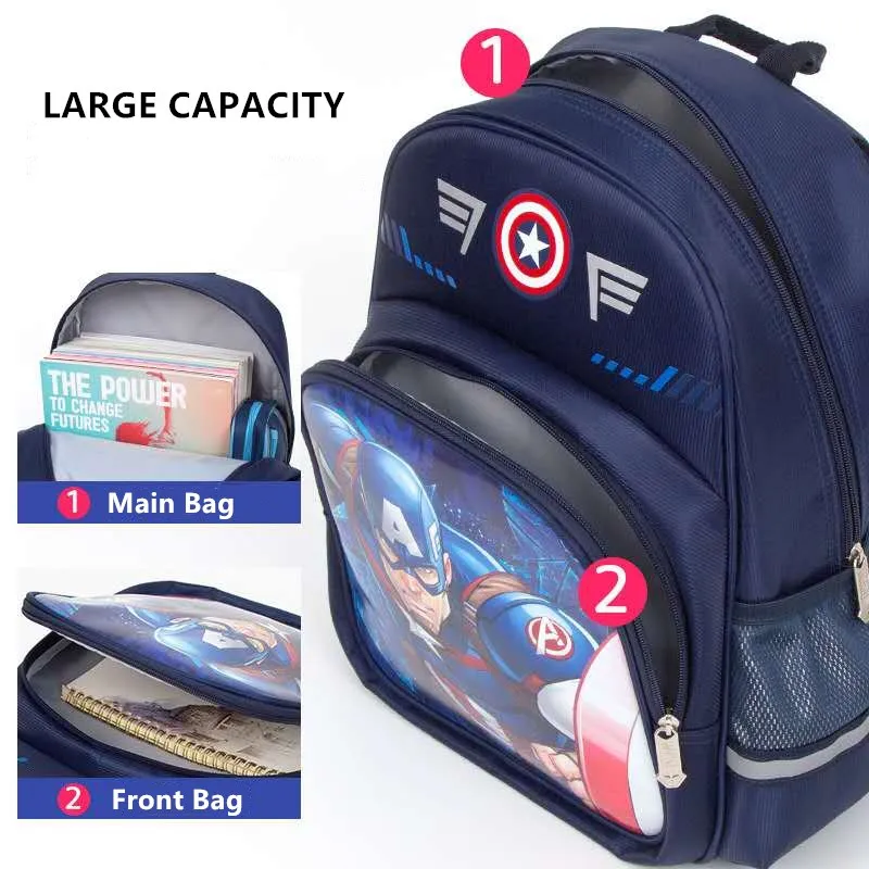 Disney Marvel Frozen school bags for boys girls primary school Grade 1-3 student backpack boys girls gifts mochilar escolar