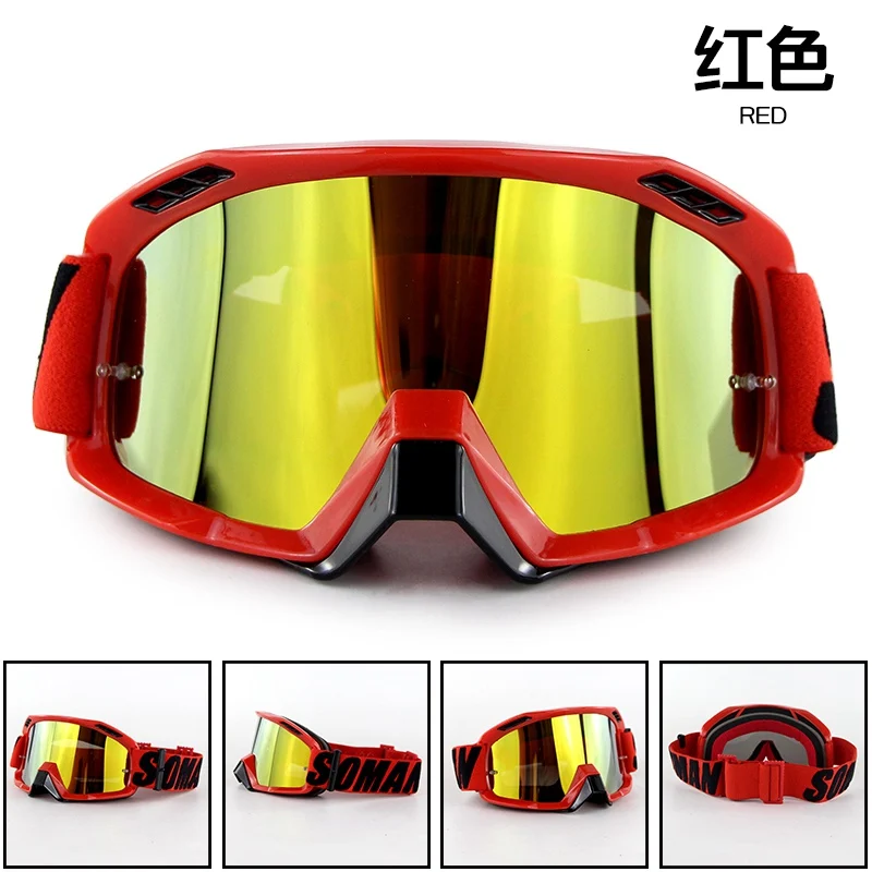 okulary Brand New Motorcycle Helmet Goggle Sweat-absorbent Motocross Glasses Motor Bike Racing Gafas lunettes anteojos