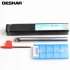 1 шт. DESKAR H06K-SCLCR06 H07K H08K H10K SCKCR06 HSS внутренний держатель инструмента фрезерный станок с ЧПУ с 10 шт. CCMT060204 CCMT060208 твердосплавные пластины