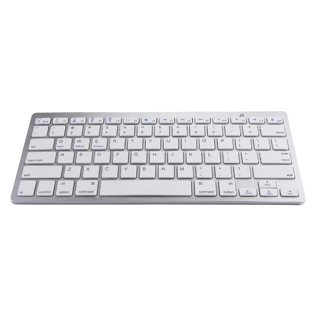 

Teclado inalmbrico con Bluetooth, Compatible con Apple, iPad, iPhone, Android, Mac, Windows, ultradelgado