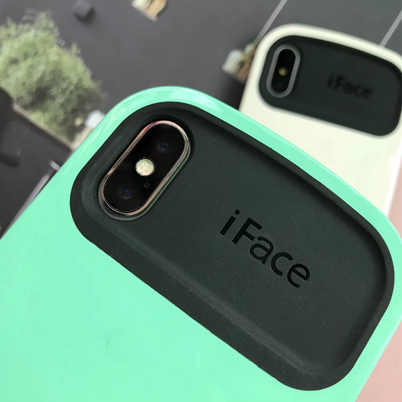 IFace противоударный глянцевый Жесткий чехол для телефона для iphone 7 чехол силиконовая задняя крышка Роскошный чехол для iphone XS Max XR X 8 7 6 6s plus