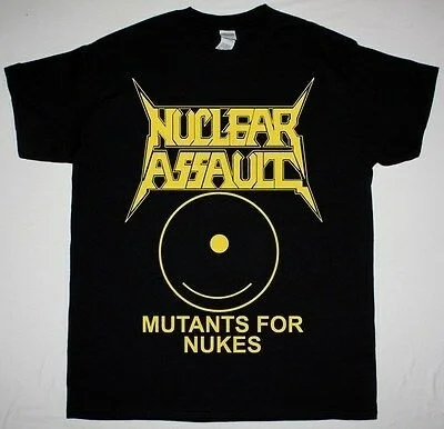 

NUCLEAR ASSAULT MUTANTS FOR NUKES S.O.D. ANTHRAX CROSSOVER NEW BLACK T-SHIRT