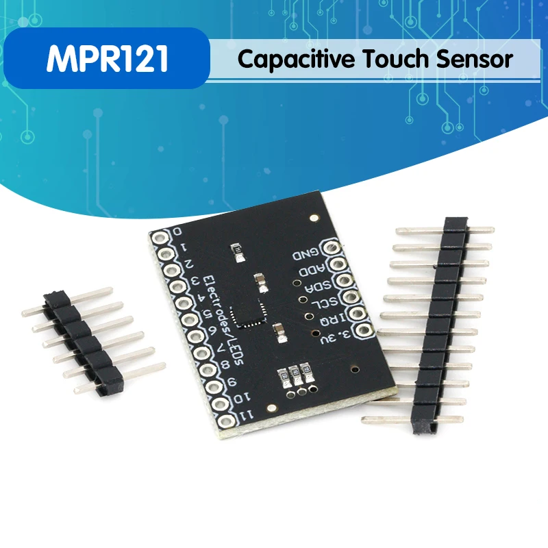 MPR121 коммутационный V12 емкостный сенсорный модуль контроллера I2C плата разработки