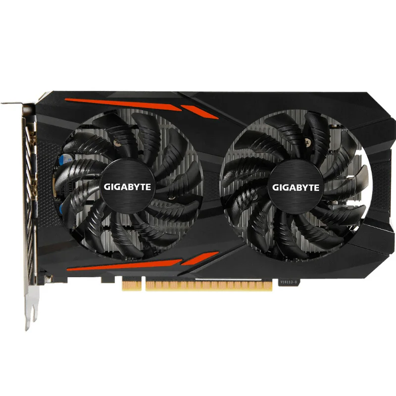 Новая графическая карта GIGABYTE GTX 1050 OC 2GB с GPU NVIDIA GDDR5 128 бит памяти видеокарта для ПК