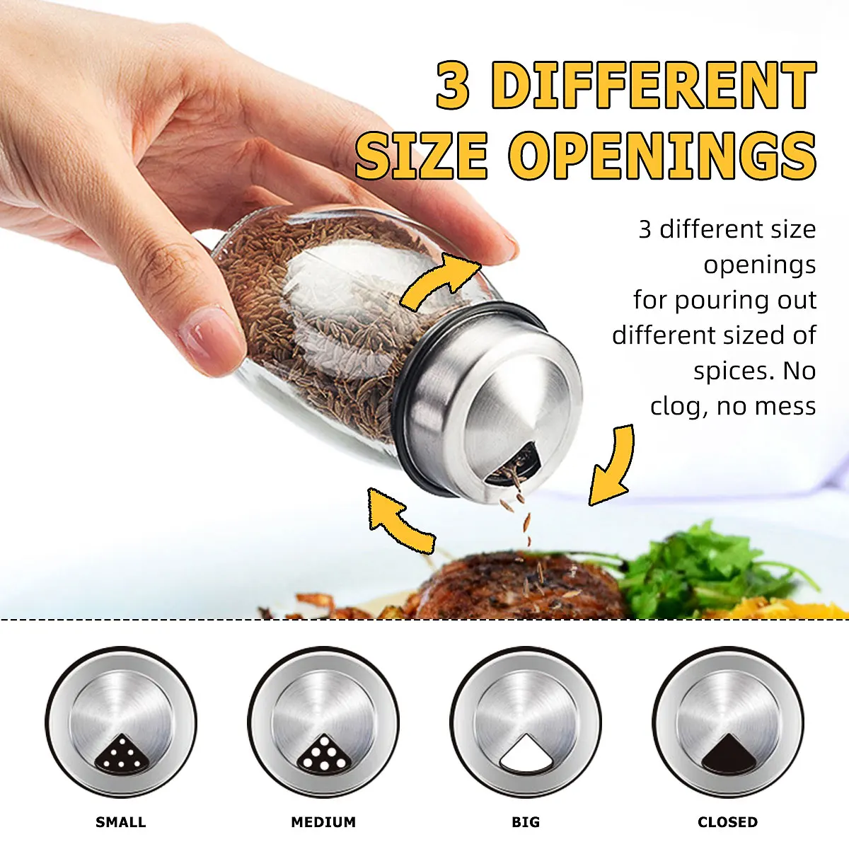 Вращающаяся емкость для приправ подставка хранения 6 бутылок солонка перца