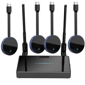 50M Wireless Transmission Transmitter Receiver HDMI Extender Screen
Share Mirror Switch Phone Laptop PC To TV Monitor Multi To 1