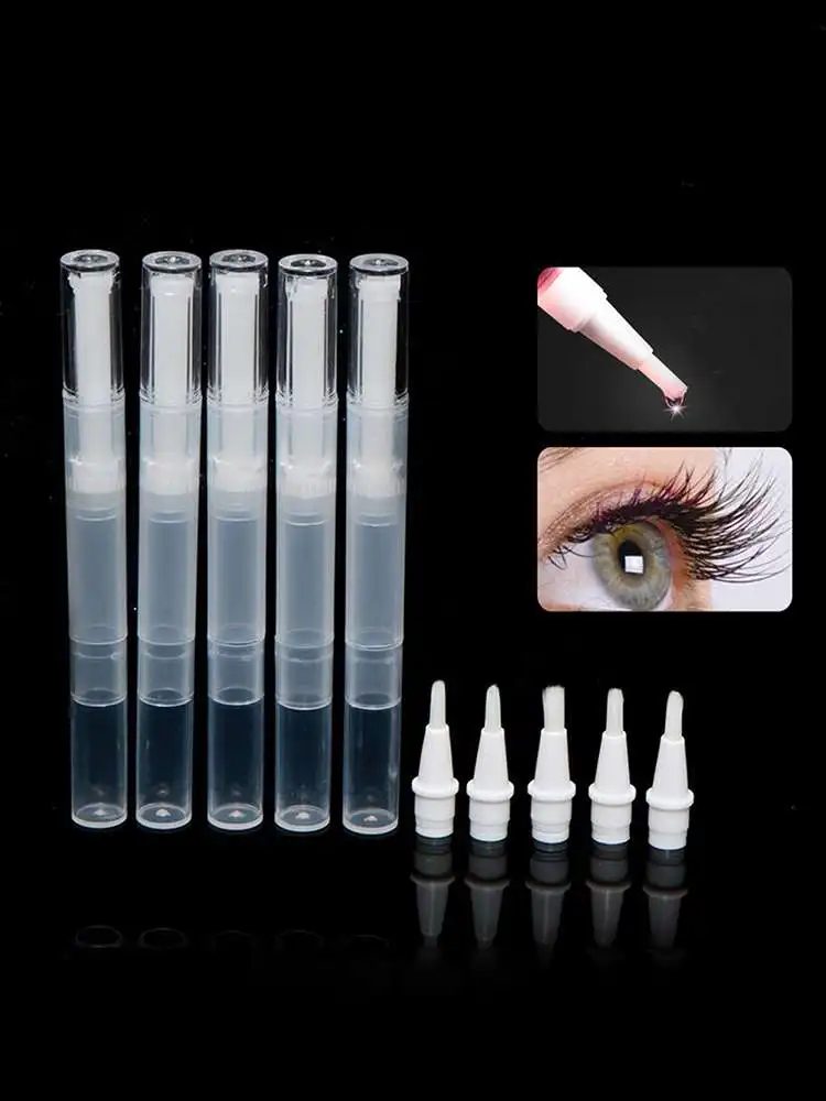 

30pcs 3ml Eyelash Liquid Empty Bottle Storage Bottle Containers Clear