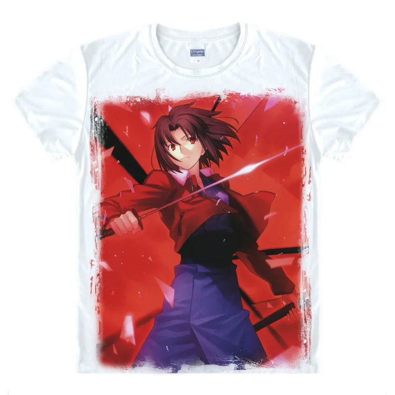 Кара не Kyoukai футболка с проектом аниме рёги Шики косплей футболки топы Kokutou Микия