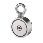 Мощный двухсторонний неодимовый магнит для рыбалки, с кольцевой шестерней, держатель для охотника за сокровищами