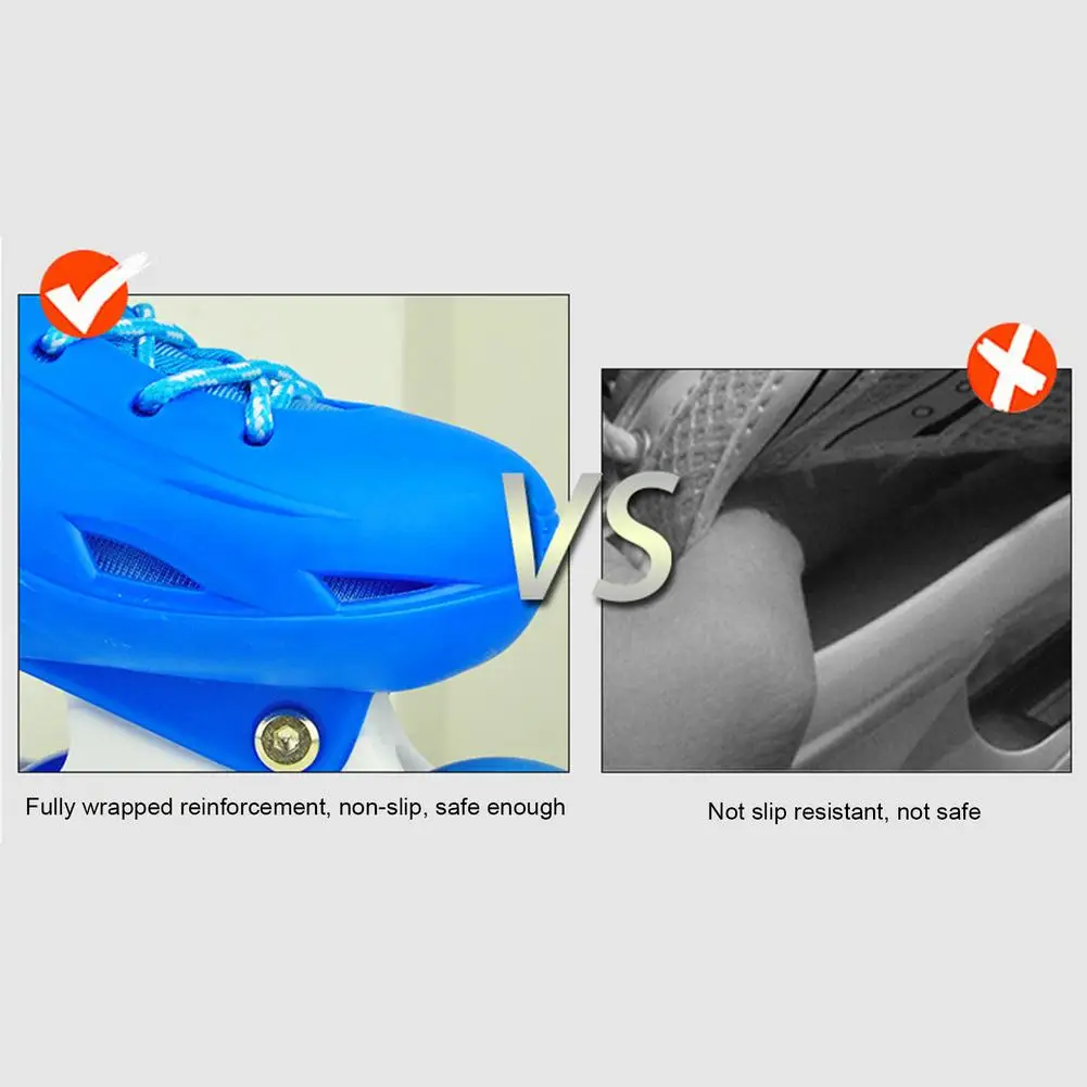 Beginner Inline Skates Adjustable Roller Skates Gift For Kids Training With 8 Illuminating Wheels Roller Skates Roller Sneaker