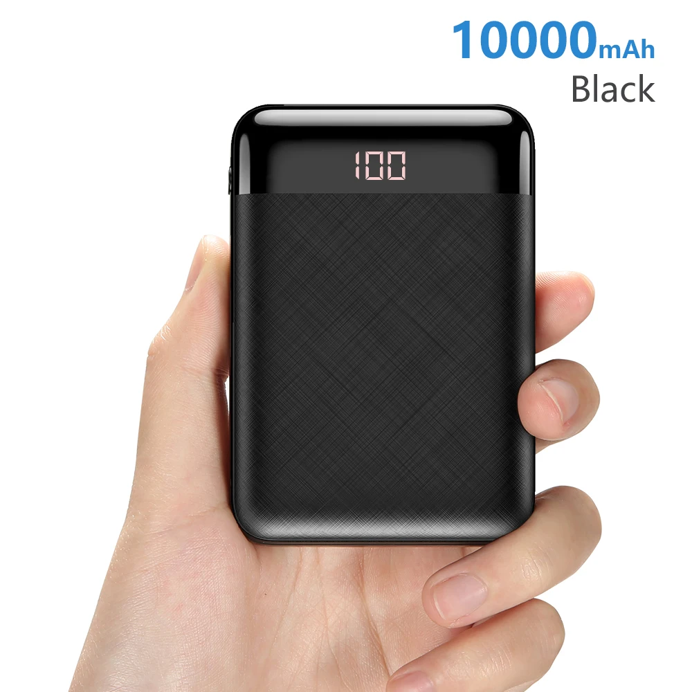 Model 1 10000mAh FLOVEME, 20000 мА/ч, внешний аккумулятор, 10000 мА/ч, портативный внешний аккумулятор, двойной USB банк, быстрое зарядное устройство для iPhone, Xiaomi, samsung - Цвет: Model 1 10000mAh