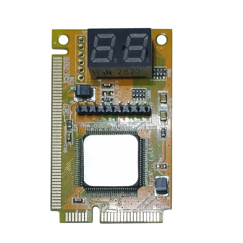 2-значный Портативный компьютер PC Mini PCI-E LPC ноутбук анализатор тестер материнская
