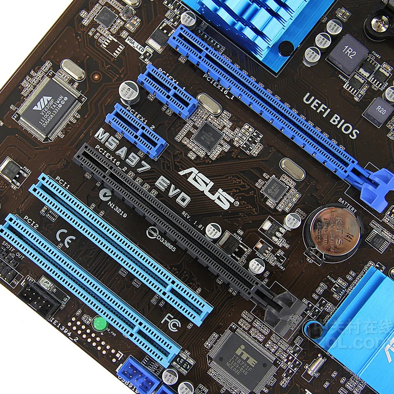 Материнские платы ASUS M5A97 EVO Socket AM3+ DDR3 32 ГБ для AMD 970 M5A97 EVO настольная системная плата SATA III PCI-E X16 б/у