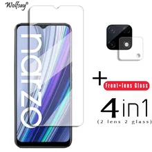 9H Screen Protector For Realme Narzo 30A Glass For Realme Narzo 30 Tempered Glass Full Glue Protective Camera Film For Narzo 30