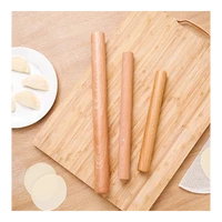 new portable natural wood rolling pin pastries roller stick cake dough roller kitchen baking accessories rolling pin 2pcs