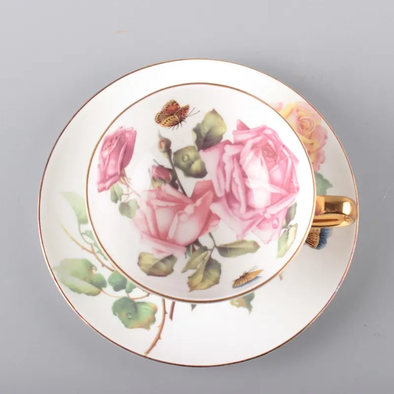 Набор кофейных чашек из костяного фарфора керамические чайные чашки с