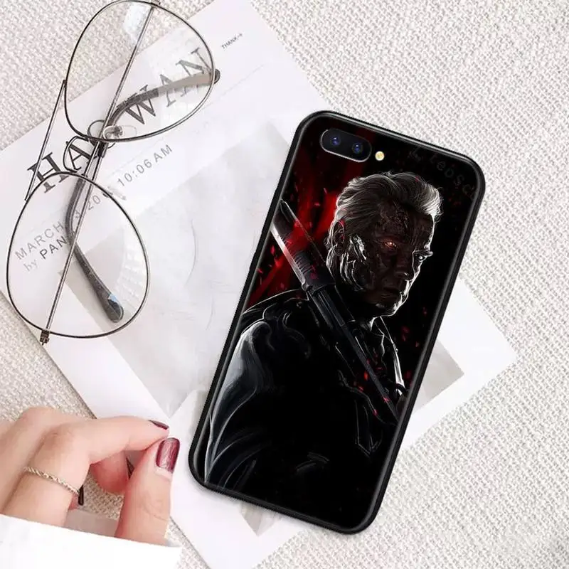 

The Terminator Arnold robot Phone Cases For OPPO A ax 3 5 3 37 57 59 37 73 75 83 71 2018 11 1k s PRO