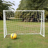 1pc soccer ball goal net football nets polypropylene mesh for gates training post nets full size net 1 8x1 2m