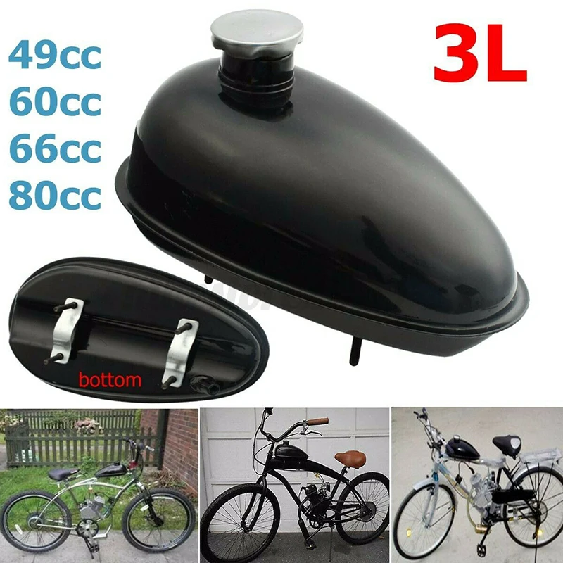 

1 pc Iron Motorized Bicycle Petcock 3L Fuel Gas Tank Cap for 80Cc 60Cc 66Cc 49Cc Engine Motorized Bicycle