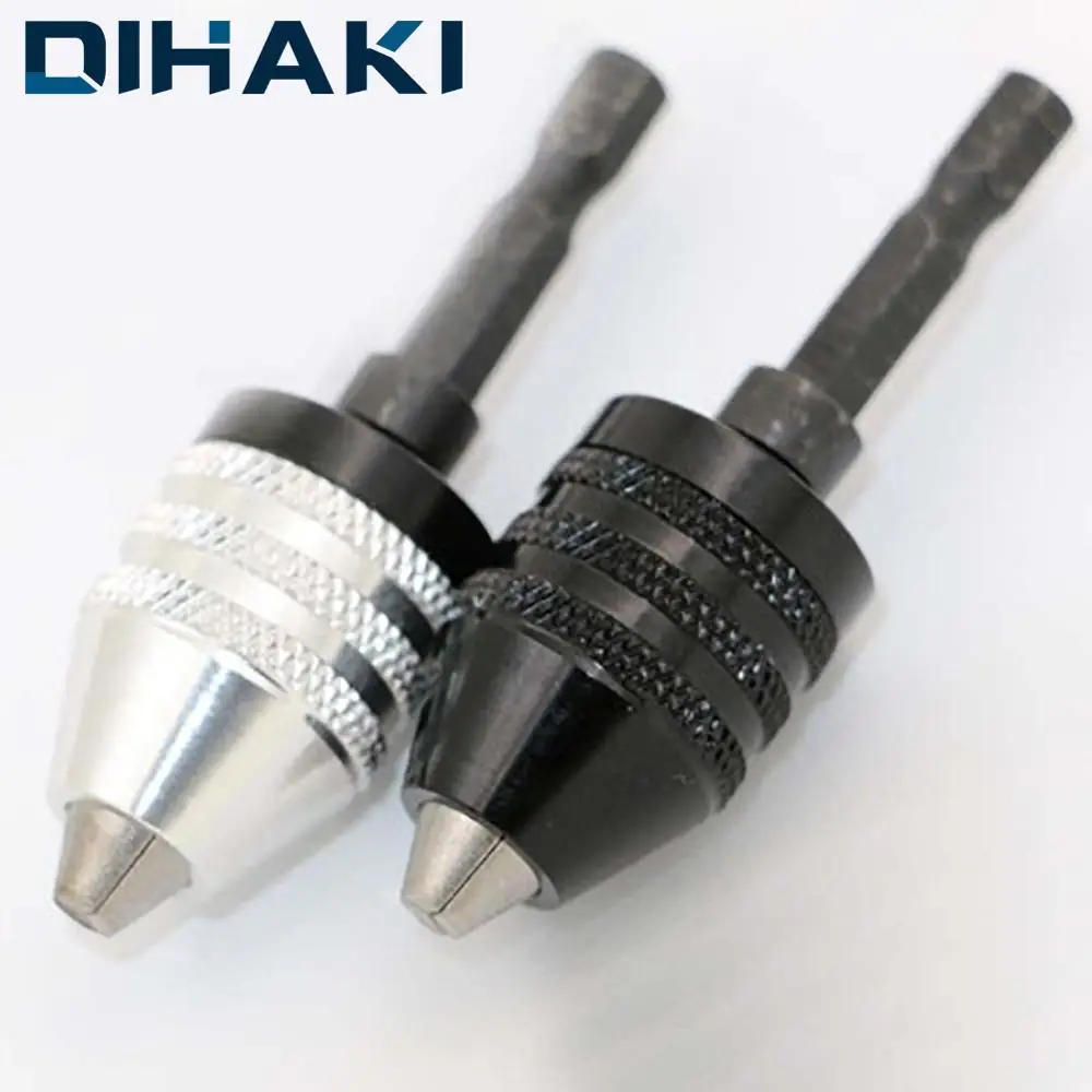 Зажимной патрон с шестигранным хвостовиком 0 5 3 мм адаптер без ключа для ударного