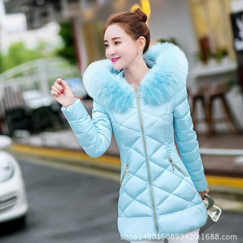Лидер продаж зимняя женская куртка новинка 2018 плотное пальто и