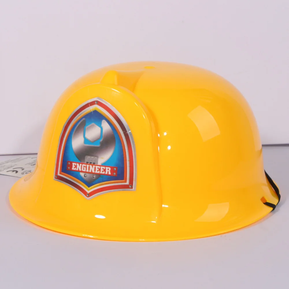 

6pcs Kids Engineering Cap Props Role-playing Hat Mini Fire Hat Creative Police Cap Supplies