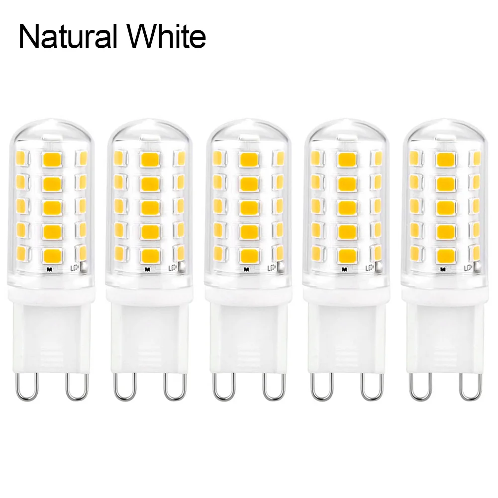 

5PCS G9 High Voltage Outdoor Led Indoor Super Bright Garden 360 Degrees Non-flickering Ceramics Corn Light Practical Home