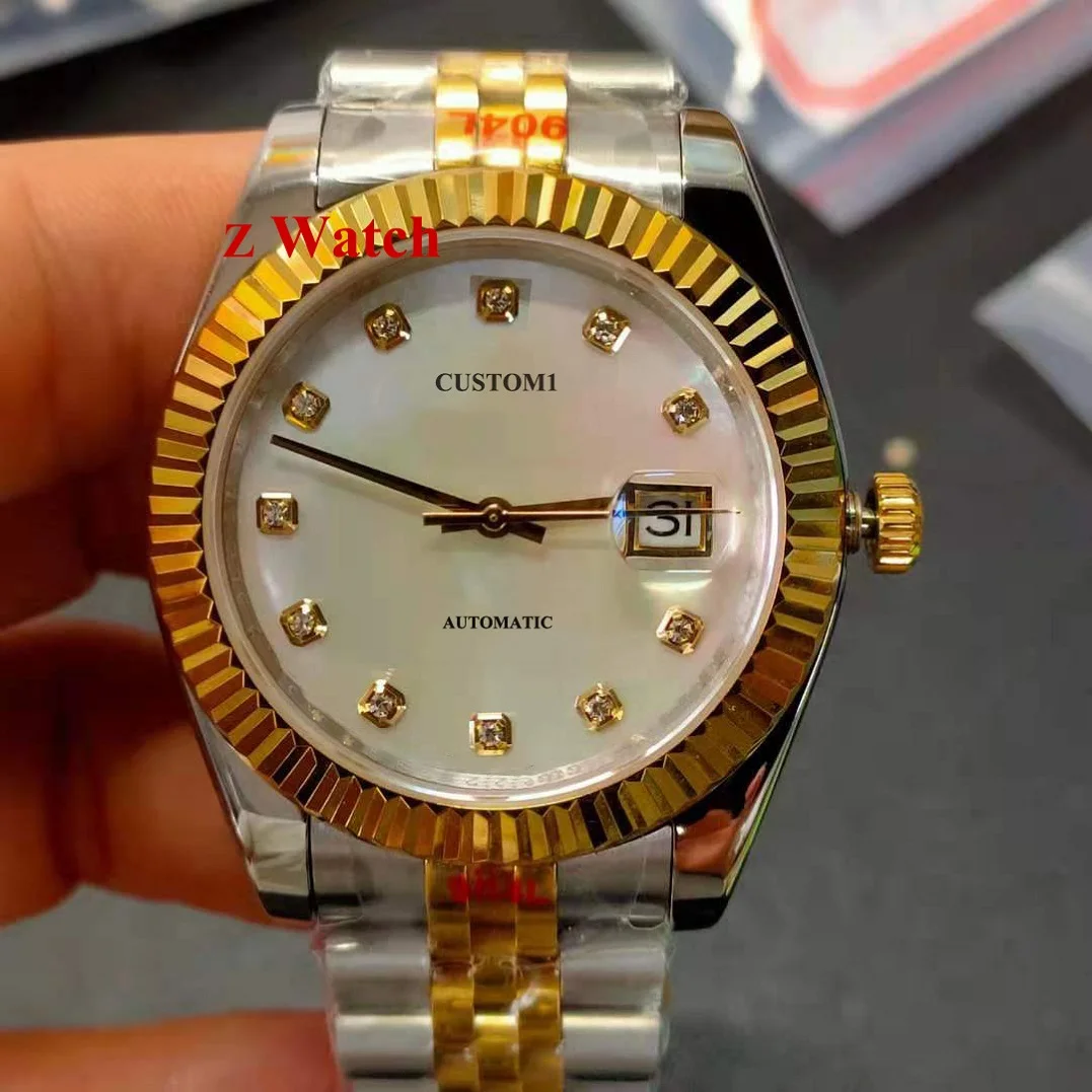

Big brand 31mm high quality ladies watch automatic machine white dial imported 316L stainless steel B1268533 clock
