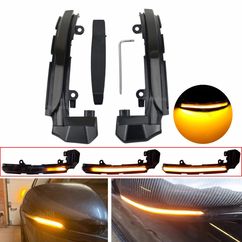 

Car Accessories Dynamic Turn Signal Light LED Side Mirror Indicator Blinker Fit for Jaguar XK XKR X150 2007-2014 XE X760 15-20