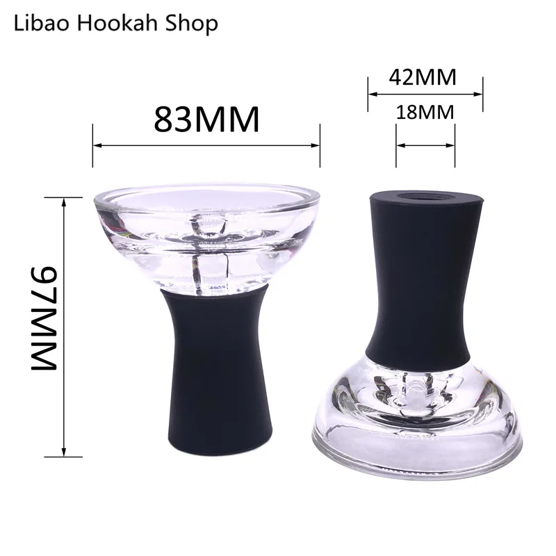 Большие стильные бриллиантовые чаши с 1 отверстием для Табаки кальяна наргиле