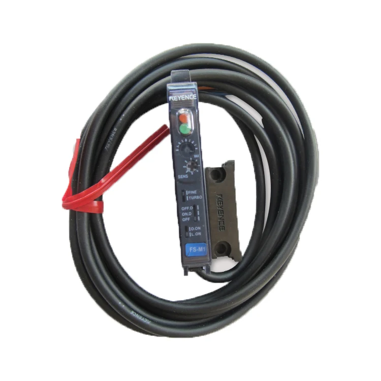 

FS-M1 keyence Fiber optic sensor amplifier for single-wire system Cable type host NPN 8 grade trimmer capacitor new original
