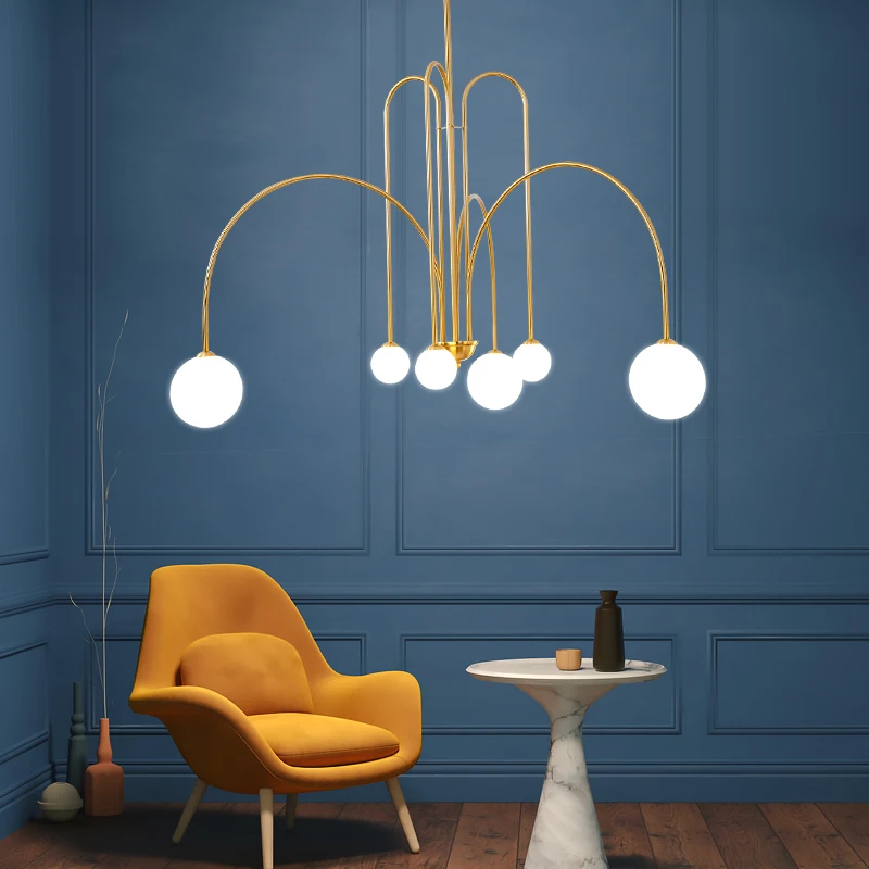 Подвесной светильник в виде ветки итальянского дизайна для спальни гостиной