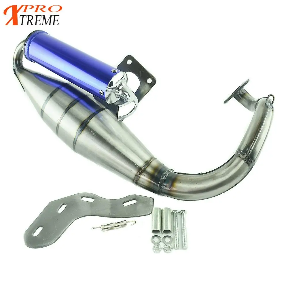 Полная выхлопная система глушитель труба Скутер мопед гонки для Honda DIO DIO50 AF18 AF24 AF27