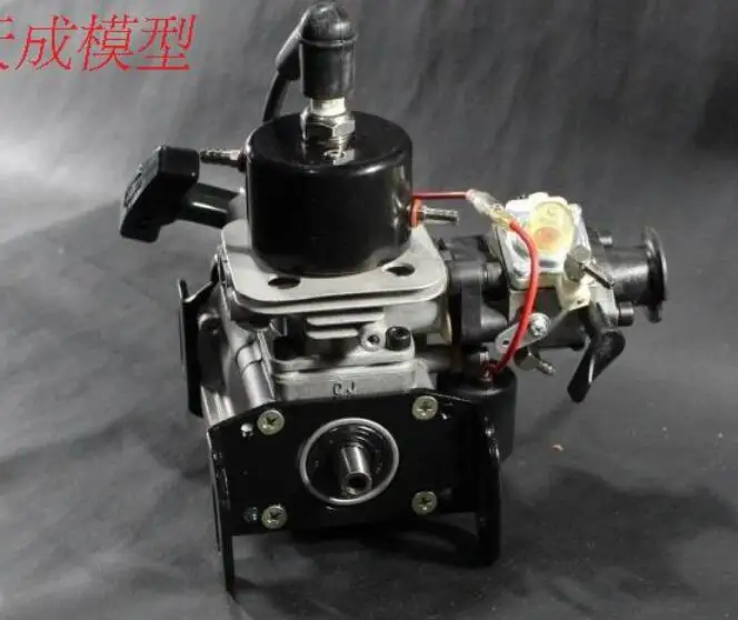 Контроллер Remete RC 7HP газовый морской охлаждающий лодочный Судовой двигатель сильный(гоночный цилиндр) Бензиновый двигатель для 26cc 29cc 48CC 60cc лодки - Цвет: 26cc STANDARD