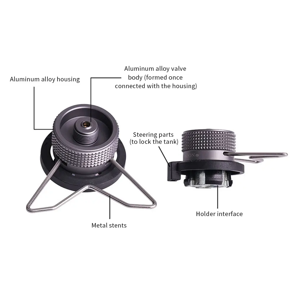 Gas Stove Adapter Saver Plus with Butane Camping Refill for Backpacking Hiking | Спорт и развлечения