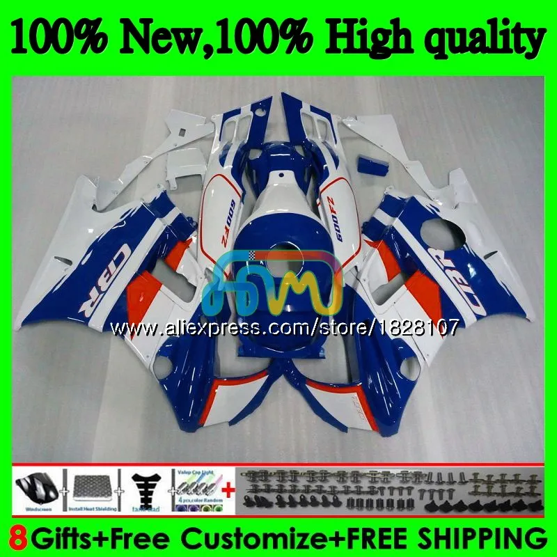 

Обтекатели + бак для HONDA 600CC CBR 600F3 CBR 600 FS 95 96 синий белый 1995 1996 3BS.209 CBR600 F3 CBR600F3 97 98 1997 1998 Kit
