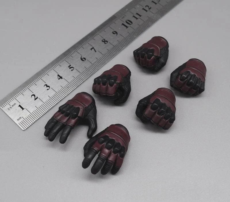 

In Stock Hottoys TMS003 HT Superhero Daredeviless Hand Model 6PCS/SET For Usual 12inch Soldier Doll Action