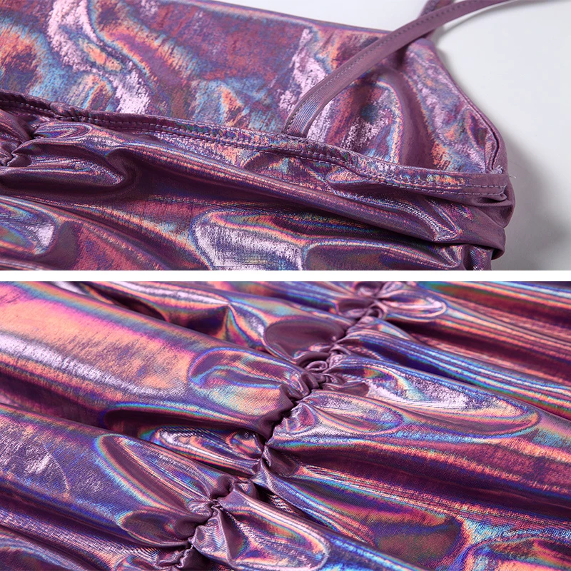 Женское мини-платье на бретельках с открытой спиной Townlike летнее платье без