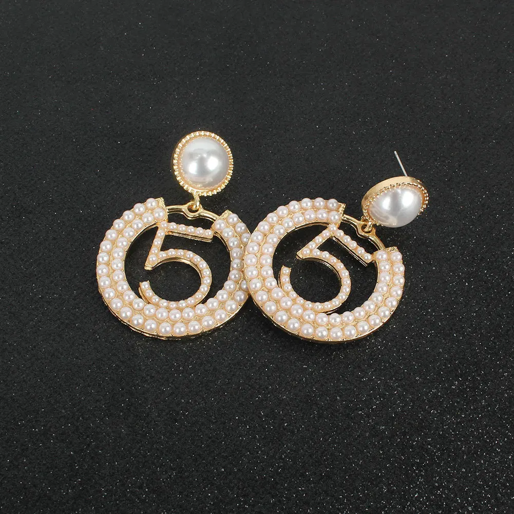 Модные жемчужные серьги для женщин винтажные богемные эффектные металлические