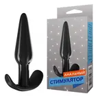 Анальный стимулятор черный 11.5 см анальная пробка